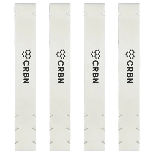 Four white CRBN products with black text and logo on a white background