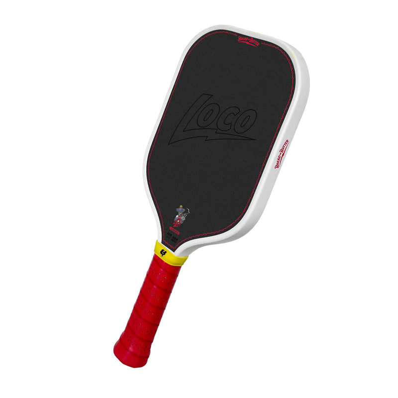 Bread & Butter The Loco 2 Pickleball Paddle - Elongated White/Red