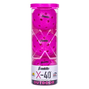Franklin X-40 Pickleballs 3 Pack Purple