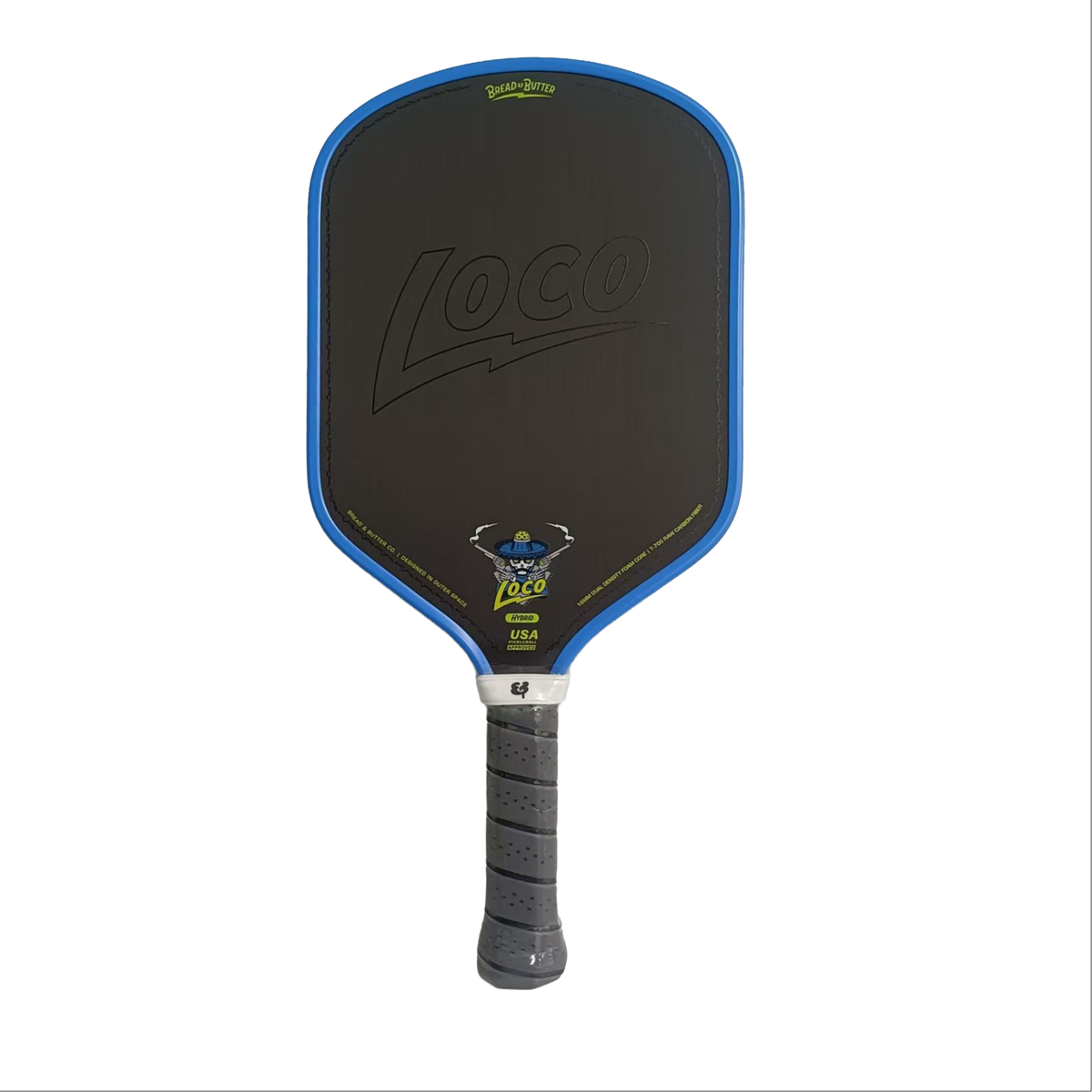 Bread & Butter The Loco 16mm Paddle - Hybrid Azul — PickleballEire