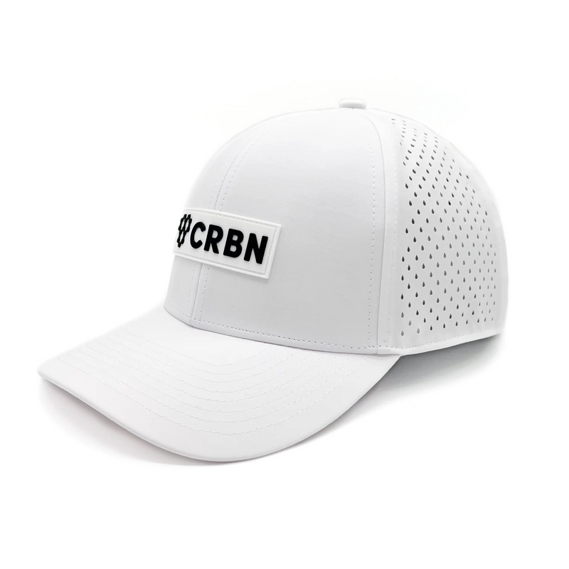 CRBN Quick-Dry Trucker Hat - White