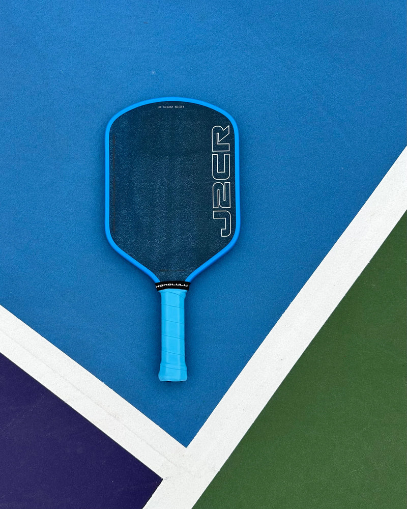 Honolulu J2CR Crystal Blue Endurance Surface Paddle - Blue Extended J2 6" Handle