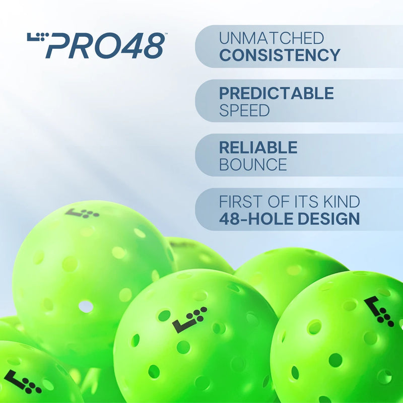Lifetime LT Pro 48 Outdoor Pickleball - 3 Pack Green