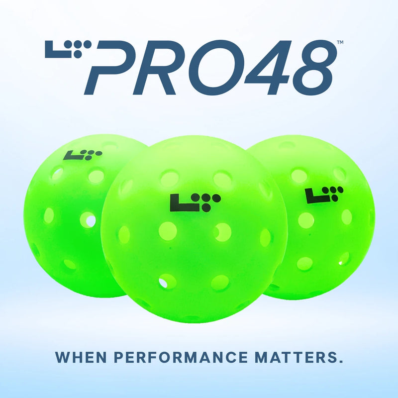 Lifetime LT Pro 48 Outdoor Pickleball - 3 Pack Green