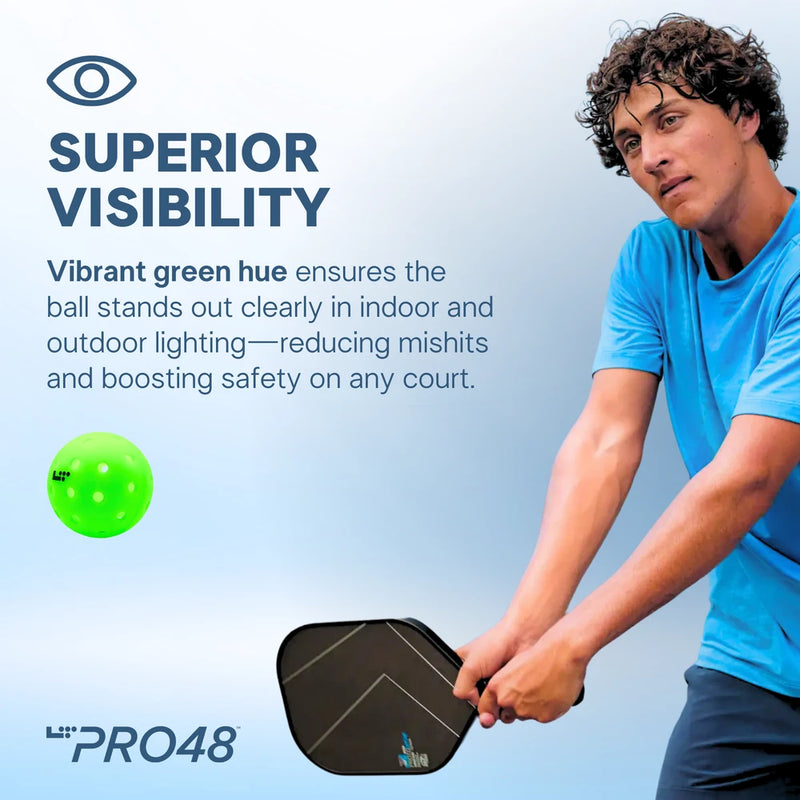 Lifetime LT Pro 48 Outdoor Pickleball - 3 Pack Green