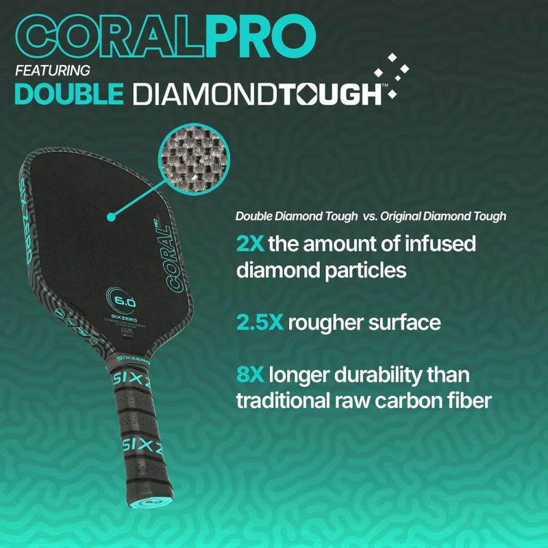 Six Zero Coral Pro 16mm Hybrid Paddle
