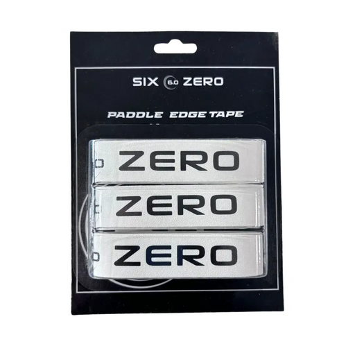 Packaging of SIX ZERO paddle edge tape with three tapes inside.
