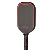 Black and red pickleball paddle with 'Cornilleau' branding on a white background
