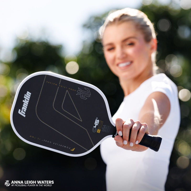 Franklin C45° Aurelius Carbon Series 16mm Pickleball Paddle - Black/White