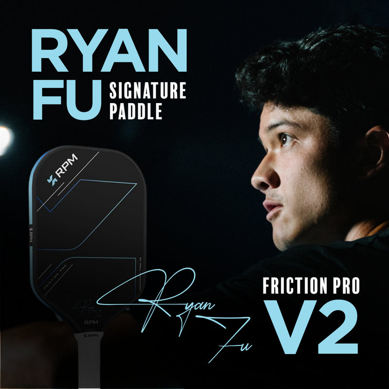 RPM Friction Pro 14mm Elongated V2 Pickleball Paddle